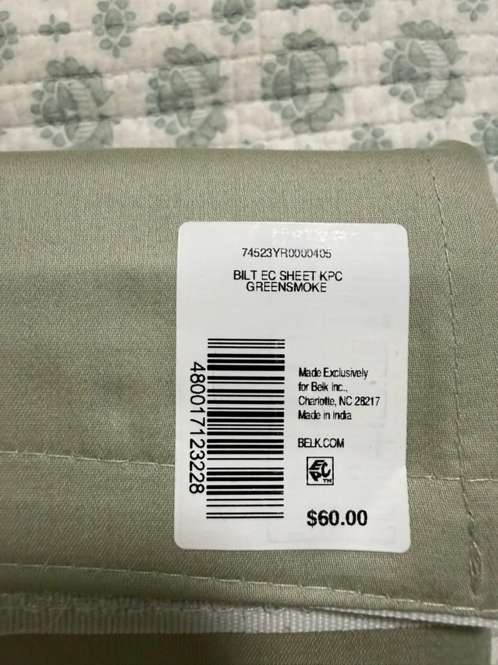 NWT Egyptian Collection King Pillowcases - Sage Green (2-Pack) Greensmoke
